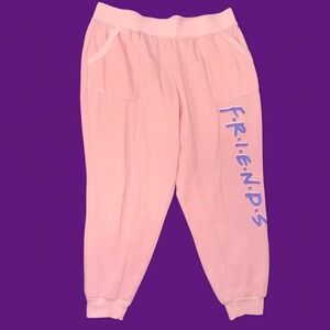 Friends The Television Series Pink Starlight Jogger Sweatpants Women's Medium